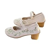 Convient pour diverses occasions : ces chaussures brodées à enfiler sont parfaites pour une variété d'occasions, mettant en valeur n'importe quelle tenue pour les mariages, les rendez-vous, les cocktails, les boîtes de nuit, les événements de retrouvailles, les fêtes, le travail de bureau, les mariées, les bals de fin d'année, ou d'autres occasions spéciales