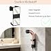 Affogato Haartrockner Wandhalterung kompatibel mit Dyson Supersonic r, HD17 Haartrockner Organisator, Aluminium Aufbewahrungsregal für Haartrockner für Badezimmer