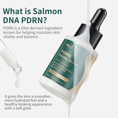 YAFUSIPE Salmon DNA PDRN Instant Face Lift Serum 30ML, 10 Sheets Facial Mask, Face Cream 30 ML, Eye Serum With Roller