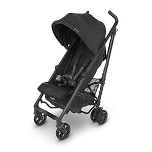 UPPAbaby G-Luxe Umbrella Stroller/Lightweight Design for Easy Travel/One-Step Fold + Recline/XL Basket + Canopy/Cup Holder Included/Jake (Charcoal/Carbon)