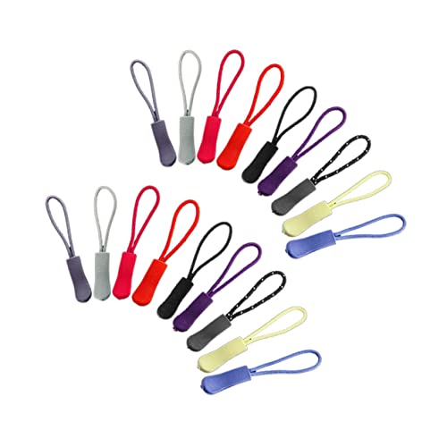 SEWACC 200 Pçs Etiquetas De Plástico Zíper De Bagagem Puxador De Reparação De Zíper Guias De Zíper D