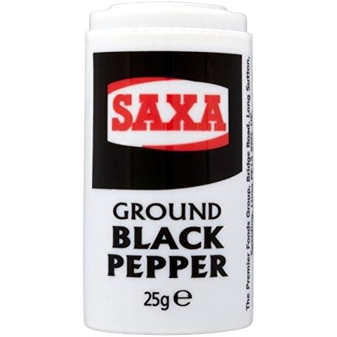 Saxa Ground Black Pepper (25G) - Pack Of 2 Cover