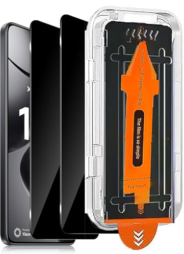 Spdymo für Xiaomi 14T Pro Sichtschutzfolie [2 Stück] Anti Spy Schutzfolie für Xiaomi 14T Privacy Displayschutzfolie 9H Gehärtetes Glas Blickschutzfolie Einfache Installation