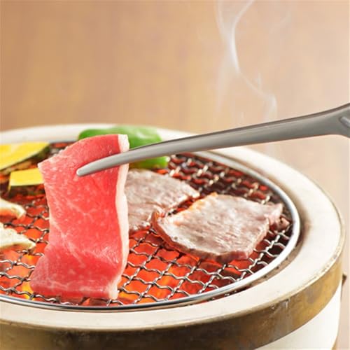 Pinzas de cocina de acero inoxidable, clip de alimentos resistente para asar barbacoa, cocinar y servir, ideal para ensalada de carne y utensilios de barbacoa