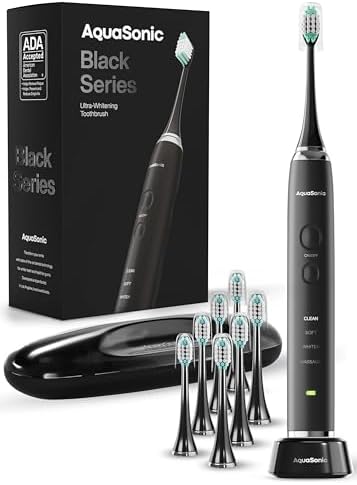 Aquasonic Black Series Whitening Toothbrush 1