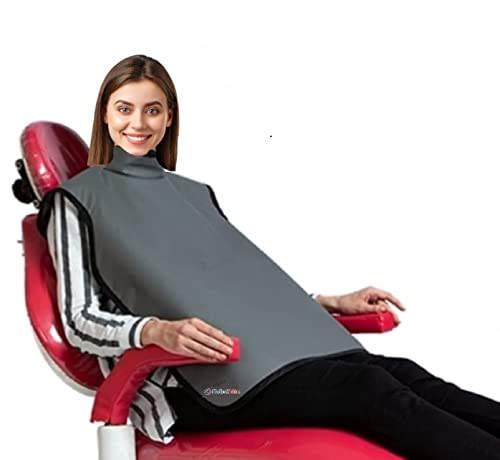 Radiate Lead Apron For X-Rays - X Ray Dental Lead Vest With Thyroid Shield Radiation Protection Collar - One Size Fits All Adult And Kids Apron For Dentist Xray Machine, Radiology Equipment, Lab- Grey #TOP7