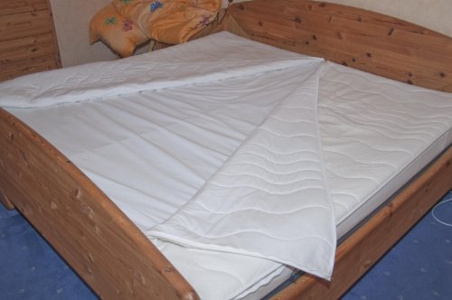Staubschutzauflage Topliner Wasserbett 140x200cm - Effektiv gegen Staub und Schmutz auf der Wassermatratze