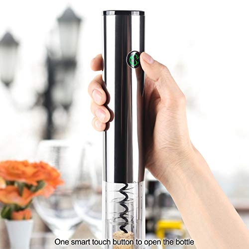 Electric Wine Opener,Onetouch Automatic Wine Opener Holiday Gift Setwithchargerbaseavcuum Stopper,Aluminum Foil Paper Cutter And Wine Pourerwhich Is A Portable And Durable Gifts For Wine Lovers.ztongr #TOP2