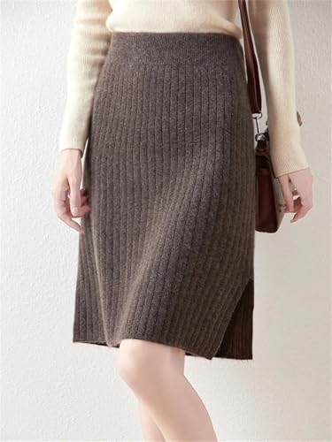 Office Lady Women's Wool Skirts Pleated Skirt Korean Style2