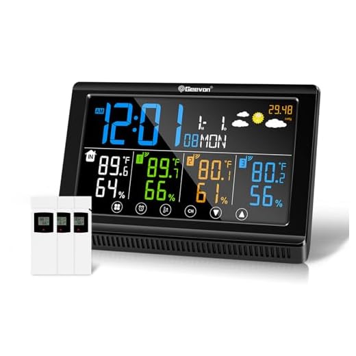 Geevon Wireless Indoor Outdoor Weather Station