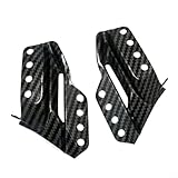 Fauhapyway Panneau intérieur avant en ABS noir mat pour Ducati Streetfighter 2023 2024 Pièce de rechange directe (texture fibre de carbone)