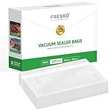 FRESKO Bolsas de Vacio para Alimentos, 120 Bolsas 20x30cm Bolsa Gofrada Envasado...