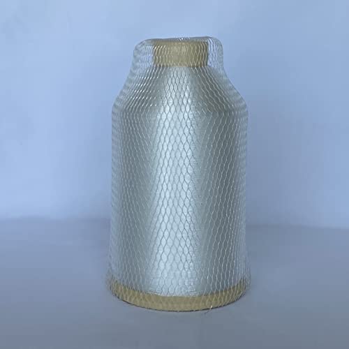 Jutemill 22000 Yards Huge Cone Of Invisible Nylon Sewing Thread For Overlock Machine All Purpose Nylon Thread Cone Jumbo Spool Transparent Thread (22000 Yard) #TOP5