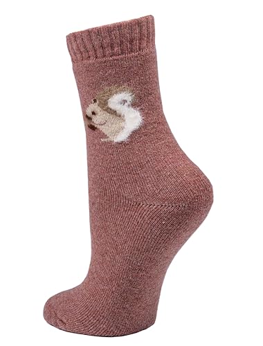 Image of Shag Wear Women's Novelty Angora Socks, Cute Animal Casual Cozy Soft and Warm, 3 Pack