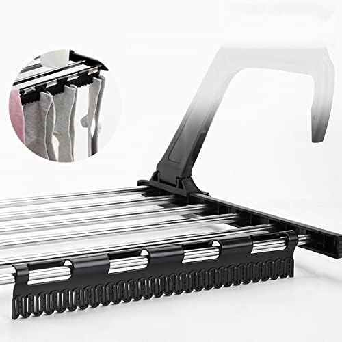 Clothes Drying Rack Folding Indoor,Stainless Steel Sock Drying Rack, Foldable Portable Space Saving Clothes Drying Rack, for Sock, Underwear, Bra, Laundry Accessories