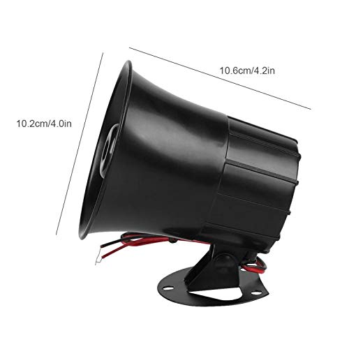 Wired Alarm Siren Horn 15W Dc 6 To 12V Security Siren With Bracket For Home Security Alarm System #TOP1