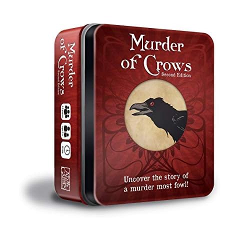 Murder of Crows Second Edition – Board Game by Atlas Games 2-5 Players – 20 Minutes of Gameplay – Games for Game Night – Teens and Adults Ages 14+ - English Version Cover