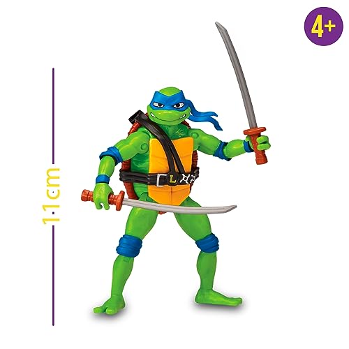Giochi Preziosi, Leonardo Ninja Turtles Mutant Chaos, Leonardo in Articulated Action Figure Version 12 cm - Image 2