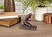 Lighthouse Christian Products Praying Woman Seeking God Bronzelike Finish 4.5 x 2.75 Cast Stone Mounted Sculpture
