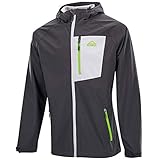 Atmungsaktiver Tragekomfort McKINLEY Herren Wanderjacke Softshelljacke Funktionsjacke Senny UX anthrazit, Größe:XXXL