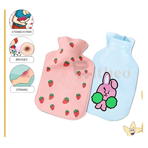 Image of Eitheo Cute Small Pain Relief Heating Pad Joint & Muscles Pain | Pack 30 | Heating pad for back pain | Hot Water Bag for Full Body Pain Relief | Hot Bags for Pain Relief in Sports Injury | Hot Bag for Body Massage for Men & Women | Hot Bottle Water Bag for Pain Relief in Period, Cramps | PVC Hot Water Bag Assorted