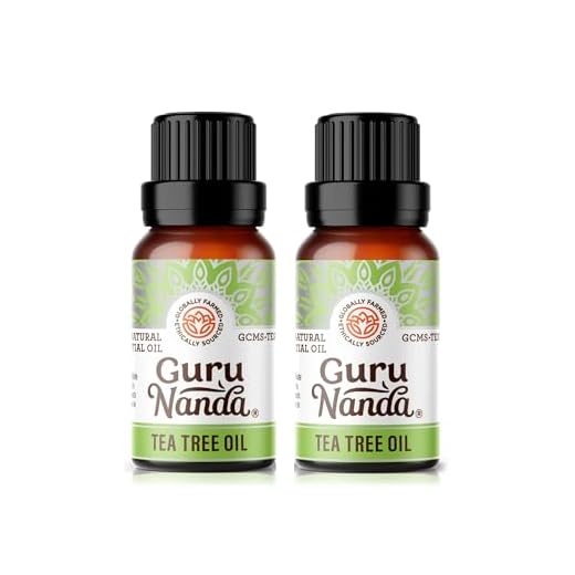 Tea Tree Essential Oil (Pack of 2 x 15 ml) - 100% Pure Therapeutic Grade, Essential Oil for Skin, Nails, Hair, Acne, Dandruff Control, Use in Aromatherapy Diffuser, Skin Care & Beauty - GuruNanda