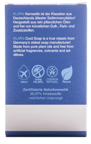 Klar's Kernseife Curd Soap, 100g