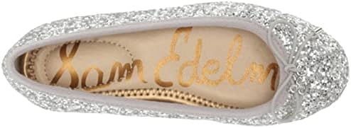 Sam Edelman Girls Felicia Kids Ballet Flat, Soft Silver, 4 Big | Image 4