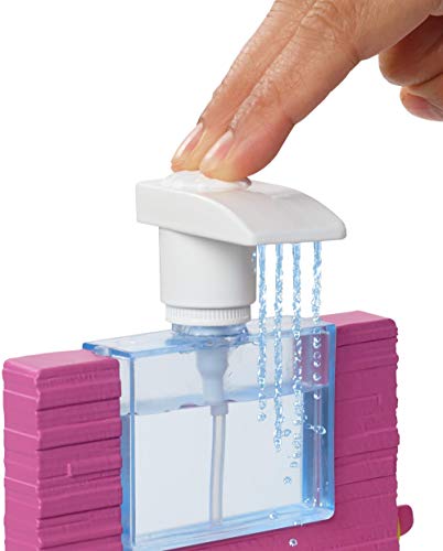 Barbie Doll and Furniture Set, Bathroom with Working Shower - Image 4