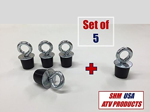Simply Homemade (5) Polaris Lock & Ride Lock and Ride Type Tie Down: Sportsman, RZR, ACE ATV's - Low Profile