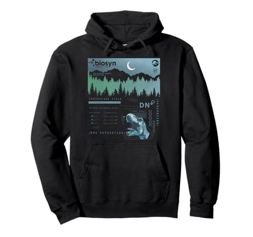 Sweat à Capuche Jurassic World Biosyn Genetics Dino DNA Poster Pullover