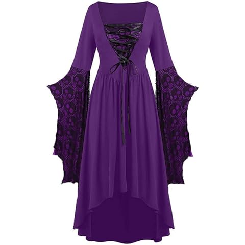 BlueSnow Women Vintage Strapless Rose Embroidery Floral Evening V Neck Short 3/4 Sleeve Wedding Dress A Line Midi Dress (3XL, Y1) Cover