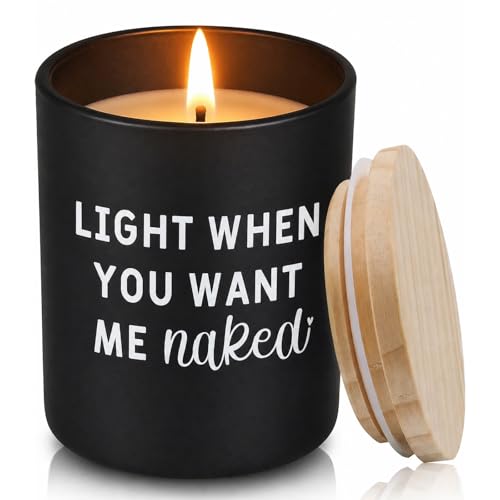 Gifts for Him Her Romantic Candle for Husband Wife Boyfriend Girlfriend Anniversary Birthday Christmas Valentines Day Gifts for Men Women Funny Bridal Shower Bachelorette Party Gift for Couples