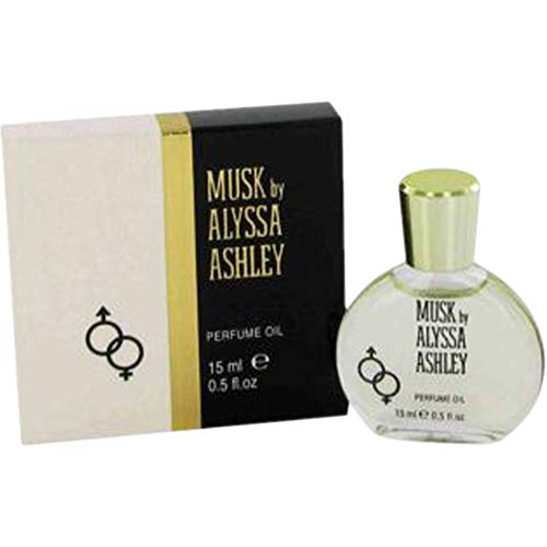 Alyssa Ashley - Musk Parfumed Oil, Profumo, Olio Profumato al Muschio Bianco - 15 ml