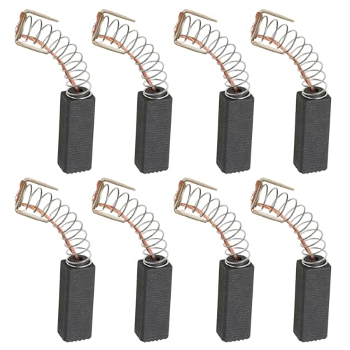 Create idea Lot de 8 Balais de Charbon pour Moteur électrique 20 X 7 X 6 Mm Compatible avec Les Scies Circulaires Les Dépoussiéreurs Et Les Perceuses