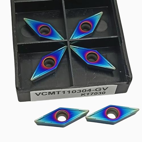 Herramientas de Torno 10 piezas VCMT110304-GV KT7030 miniatura 2