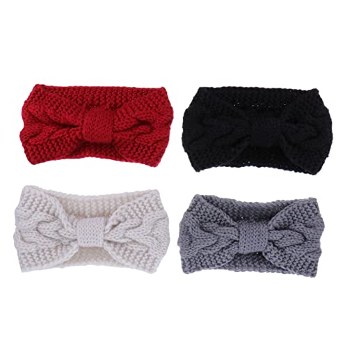 Bandeau à boutons pour masque cheveux élastique accessoire hiver lot de 4