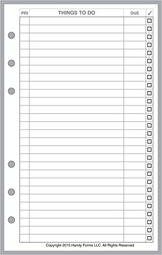 To Do List Franklin Covey au bureau pour organiser ses tâches