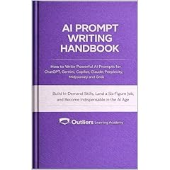 AI Prompt Writing Handbook Audiolibro Por Outliers Academy arte de portada