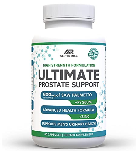 Best Over-The-Counter Prostate Support - Prostate Health Supplement For Men (60 Capsules) + Vegan Turmeric And Ginger Supplement - 1600Mg (60 Capsules) #TOP1