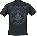 Produktbild Iron Maiden Book of Souls Skull Männer T-Shirt schwarz M 100% Baumwolle Band-Merch, Bands, Totenköpfe