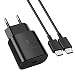Produktbild 25W USB C Ladegerät, Schnellladegerät mit Ladekabel, PD 3.0 Ladestecker mit 1M USB C Kabel, Netzteil für Samsung Galaxy S22, S22+, S22 Ultra, S21, S21 Ultra 5g, S20+, S20, S10, A51, A52, Note 20