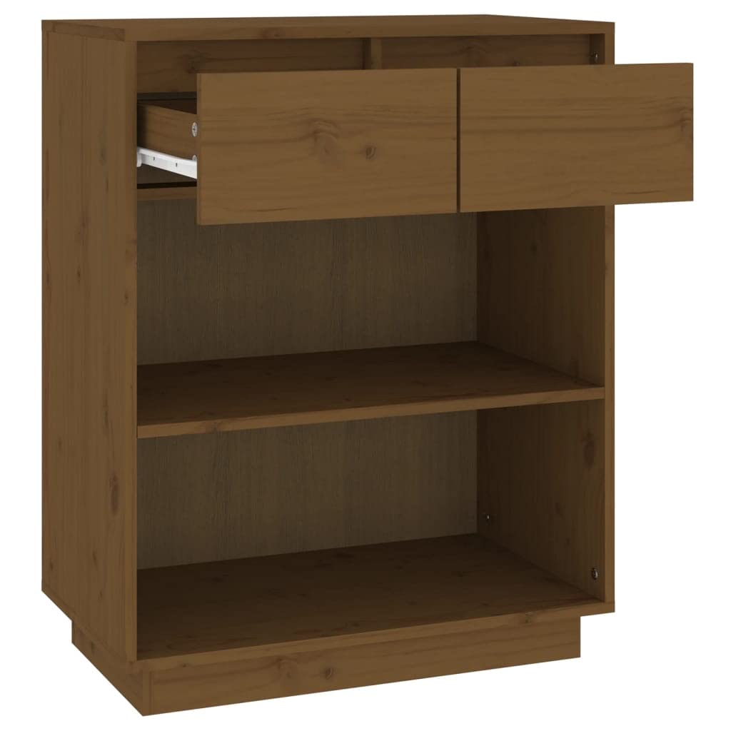 vidaXL Mobile Consolle 60x34x75 cm in Legno Massello di Pino