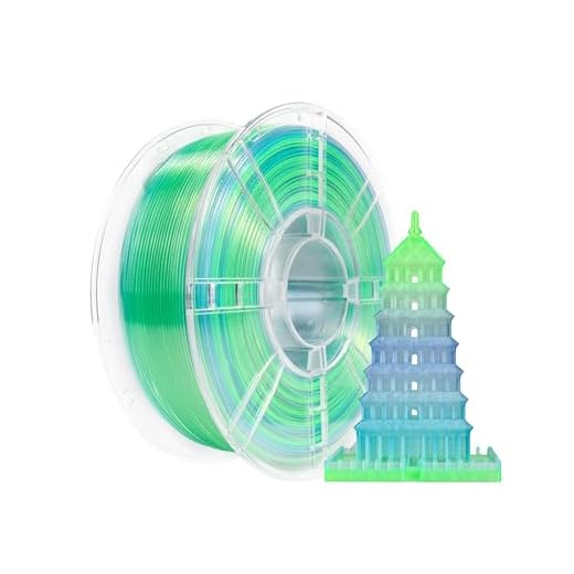 iBOSS Gradient PLA Plus 3D Printer Filament 1.75mm +/-0.02mm, 1kg Spool (2 2lbs) Transparent Tri Color 3D Printing Filament, PLA Pro 3D Filament, Fit Most FDM Printer(Transparent Purple Blue Green)