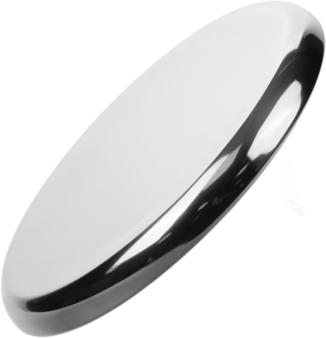 MERRYHAPY Stainless Steel Round Bar Stool Seat Replacement Cushion for Kitchen Dining and Bar Use Easy to Clean Stylish Design Prevents Scratches and Bites