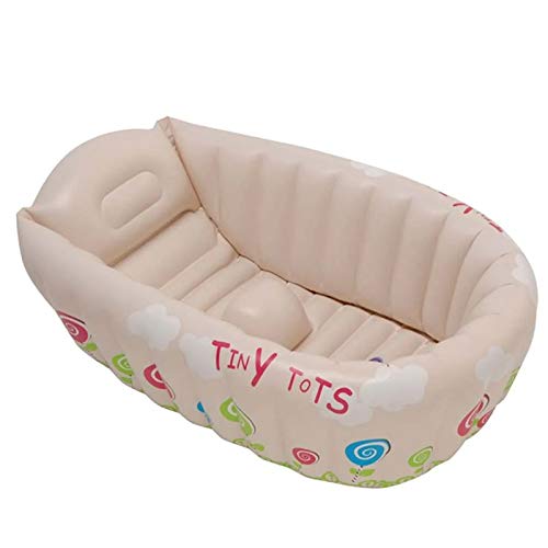 Banheira para babê inflável Mor 55L 92cm x 33cm Bege