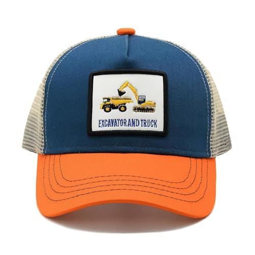 Hatwell Casquettes pour Enfants Trucker pour Garçons et Filles, Chapeau de Baseball Snapback Mesh pour Les Âges 2-8 Ans