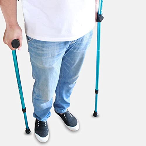 Aluminiowe kule o regulowanej wysokości dla dorosłych i seniorów – składana pomoc do chodzenia dla wsparcia mobilności