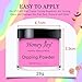 28g/Box Dark Pink Dipping Powder Without Lamp Cure Nails Dip Powder Gel Nail Color Powder Natural Dry (no.34)