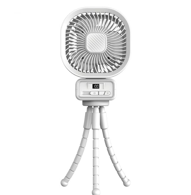 Ventilateur portable poussette contre la chaleur de bébé avec veilleuse - 5